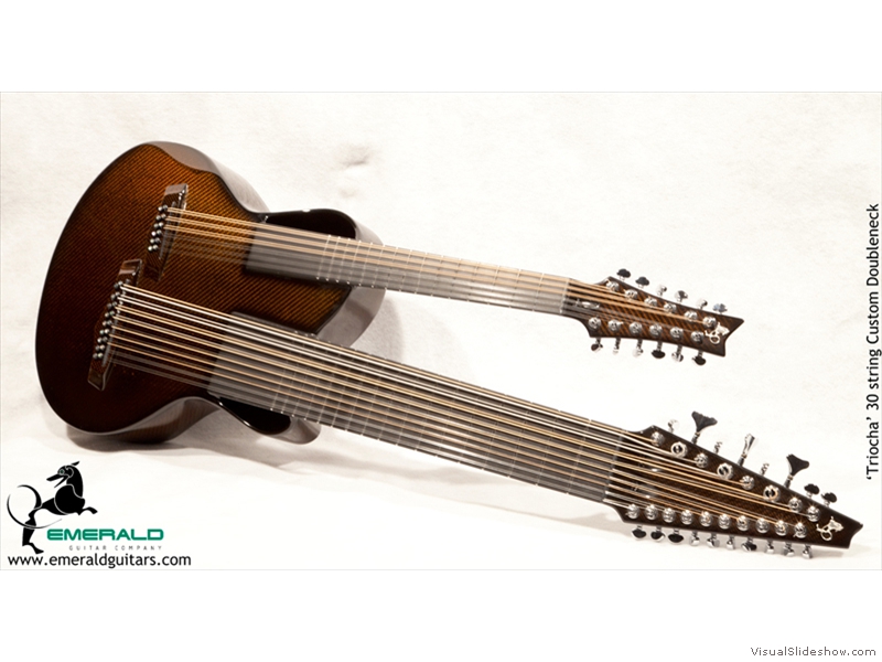 Kevin Kastning The Emerald 30 string Doubleneck